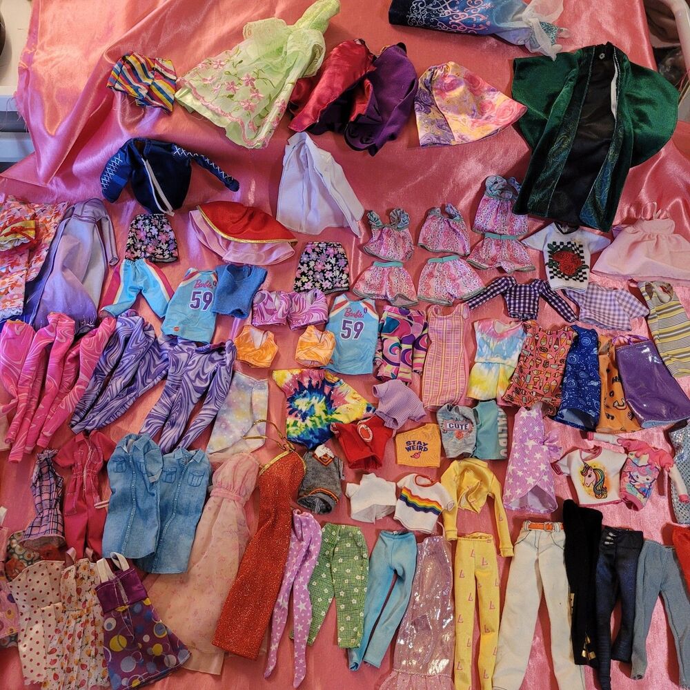 Barbie Fashion Doll Clothes Large Lot Repair Hogwarts Curvy Made to Move Mattel